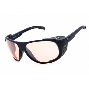 NWT Bolle Graphite-12567 63mm Matte Navy Sunglasses